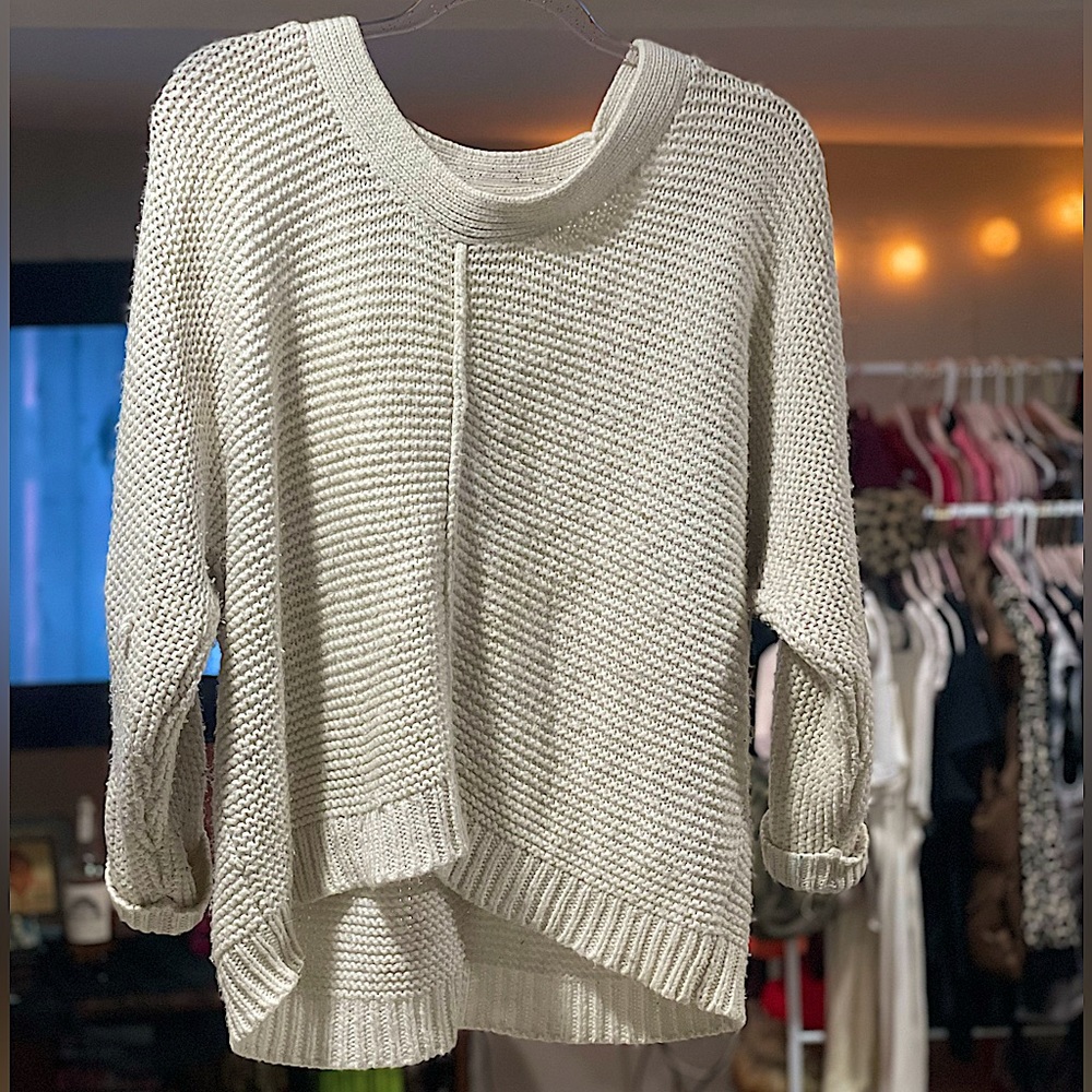 Sparkly Cream Sweater